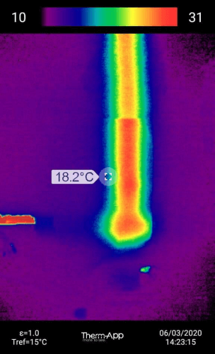 איתור נזילה באמצעות מצלמה תרמית